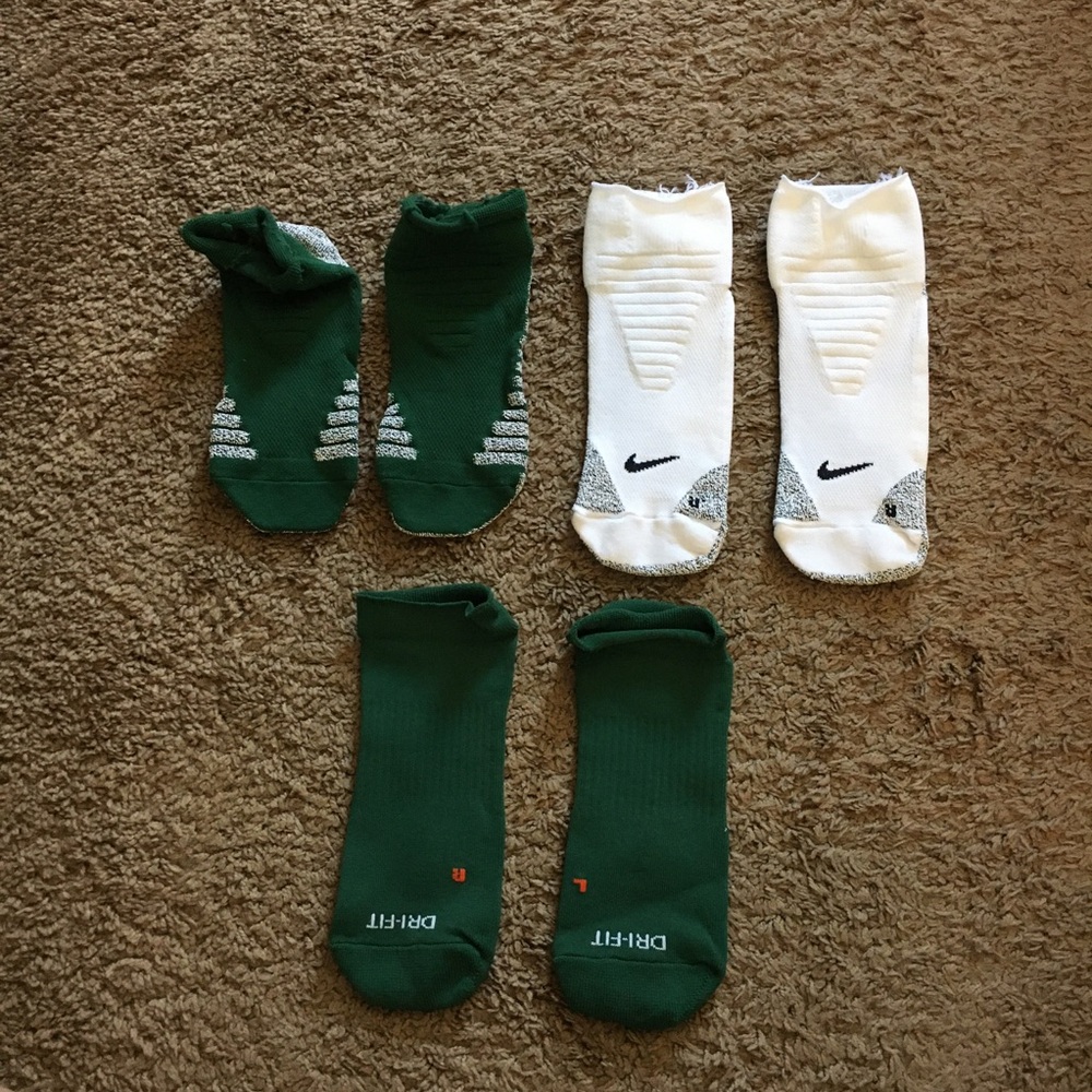 New altered Nike no show style socks - 3 pair